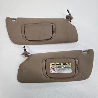 Illuminated Sun Visor Set- Camel for Jeep Grand Cherokee WJ (99-04)
