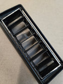 Black & Silver-5752404 Heater A/C Dash Vent Louver for Jeep SJ FSJ Models (74-91)