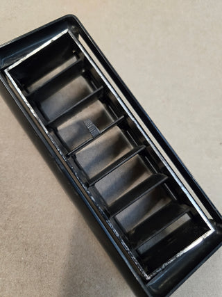 Black & Silver-5752404 Heater A/C Dash Vent Louver for Jeep SJ FSJ Models (74-91)