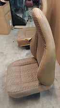Front Bucket Seat Set for Wrangler TJ 97-02 - Saddle (T6), Premium Cloth (K5)