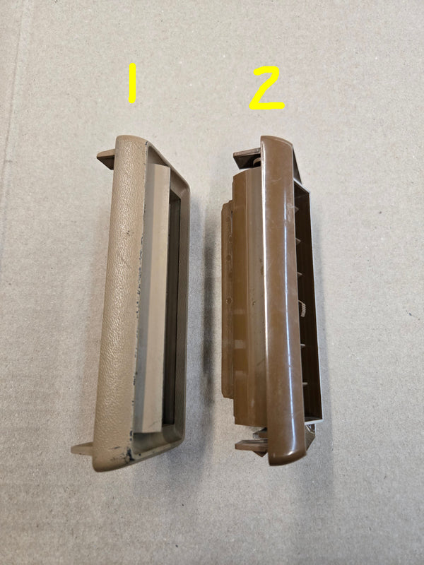 Brown-5752404 Heater A/C Dash Vent Louver for Jeep SJ FSJ Models (74-91)