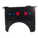 Warning Lights Bezel for Wrangler YJ Charcoal (87-91) (Damaged)