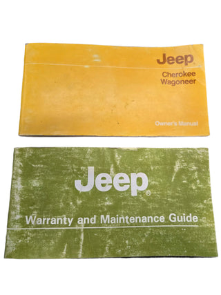 1984 Jeep XJ Cherokee Wagoneer Manual Set