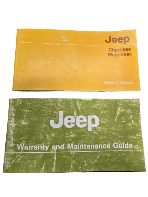 1984 Jeep XJ Cherokee Wagoneer Manual Set