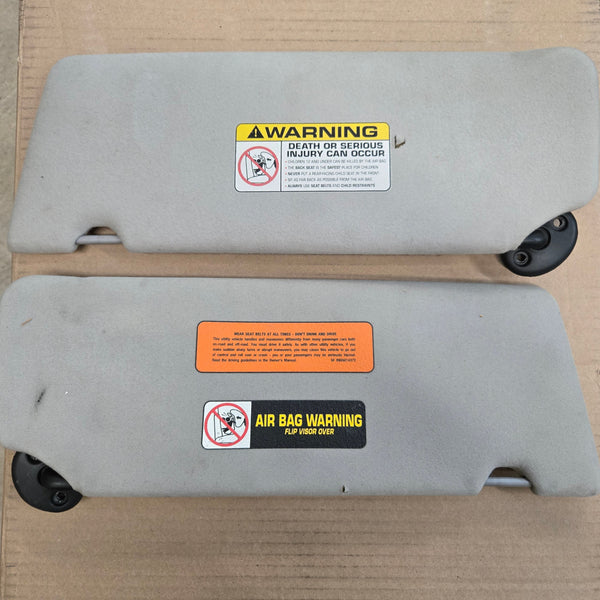 Sun Visor Set- Mist Grey for Jeep Grand Cherokee ZJ 93-98