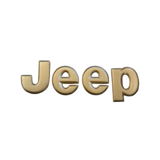 Gold JEEP Rear Liftgate Emblem SET for Grand Cherokee ZJ (93-96)