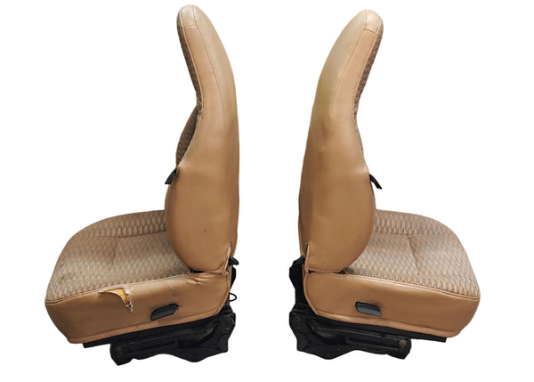 Front Bucket Seat Set for Wrangler TJ 97-02 - Saddle (T6), Premium Cloth (K5)