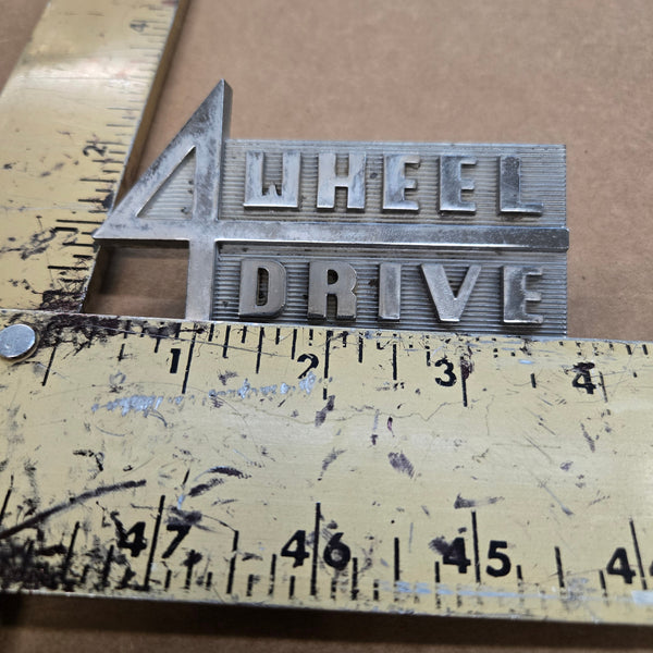 Jeep 4 Wheel Drive Emblem for Gladiator, Wagoneer (1963-1965)