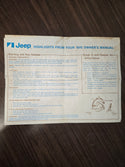 1978 Jeep CJ5 CJ7 Cherokee Wagoneer Truck Manual Set