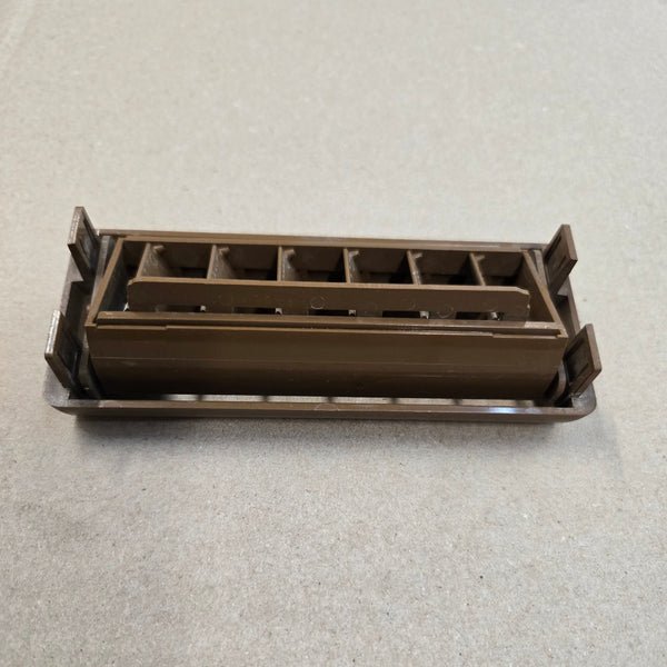 Brown-5752404 Heater A/C Dash Vent Louver for Jeep SJ FSJ Models (74-91)
