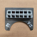 Warning Lights Bezel for Wrangler YJ Charcoal (87-91) (Faded)