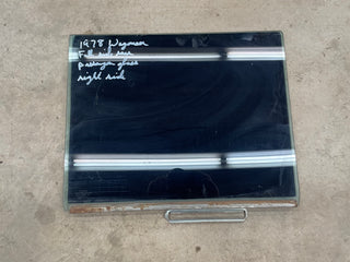 FSJ Wagoneer (63-91) Passenger Side Rear Manual Door Glass w/ Bracket