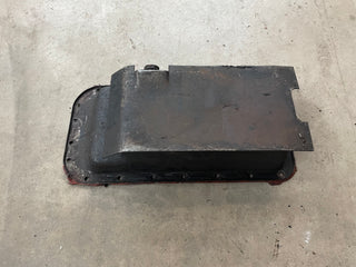 F-Head 134 Hurricane I4 Oil Pan with Skid Plate for CJ5, Willys, Commando