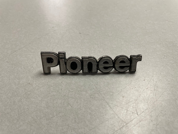 Pioneer Emblem with Pins for Cherokee XJ