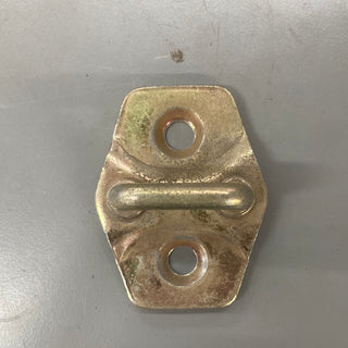 4520288 Door Latch Striker (Brass-finish) Jeep Wrangler TJ, Cherokee XJ, Grand Cherokee ZJ