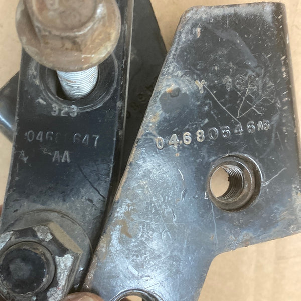 4680647AA Rear Tow Hook WITH Plate Wrangler JK (09-18)