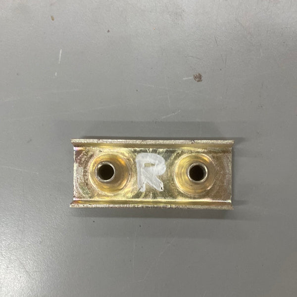 55256000 Door Latch Striker Plate (Brass-finish) for Jeep Grand Cherokee (94-98)