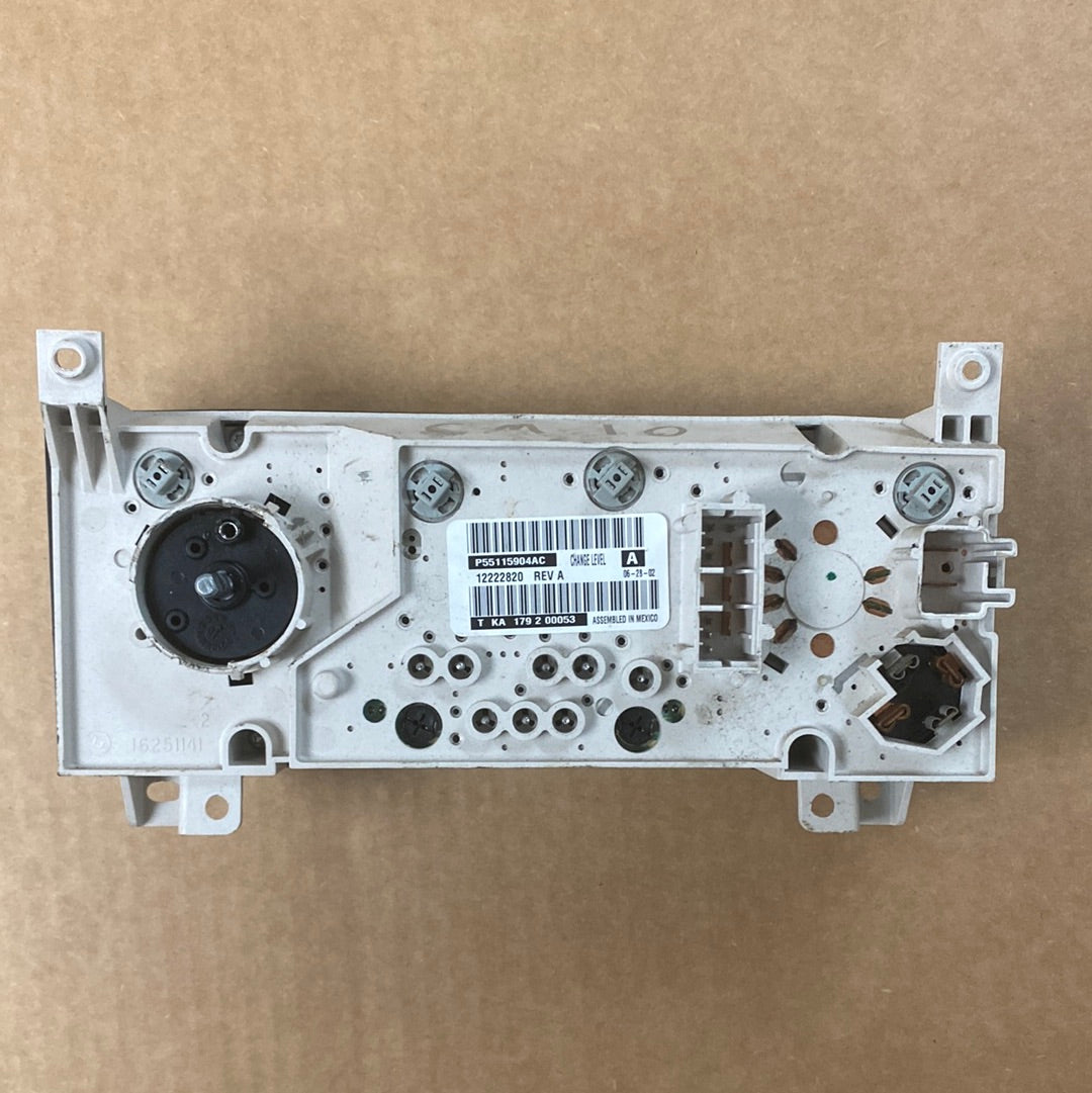 Interior and Electrical Climate Control Module | FN Jeep