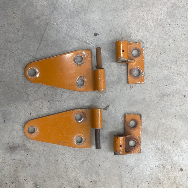 Hood Hinge Set STEEL Jeep CJ 55-71 ROUND PIN